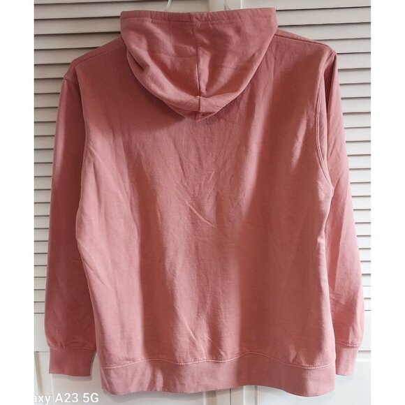 Cabelas Pink Hooded Sweatshirt L Cotton/Polyester Blend - Picture 2 of 7